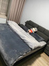 南極人牛奶絨被子冬季棉被被套一體冬天宿舍單人加厚保暖秋冬蓋被6-8斤 深灰【加絨加厚 速熱保暖】 150x200cm【被套+4斤棉被】 曬單實(shí)拍圖