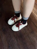 ZCVRR鞋子女2025年秋季新款小白鞋厚底增高百搭休閑鞋小眾運(yùn)動(dòng)面包鞋 酒紅色 37 (235mm) 曬單實(shí)拍圖