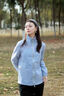 哈吉斯（HAZZYS）女裝 春季女士【PHIZ系列】輕薄防曬衣連帽休閑夾克 藍色BL (160/84A 38) M 曬單實(shí)拍圖