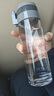 希諾希諾PC塑料水杯男耐高溫大容量提環(huán)便攜健身戶(hù)外防摔XN8075/8076 8075深灰色-戶(hù)外出行不怕摔 360ml 曬單實(shí)拍圖