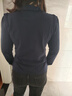 她享長袖t恤女百搭POLO衫休閑刺繡設(shè)計(jì)感翻領(lǐng)T恤上衣 T143T2034 曬單實(shí)拍圖