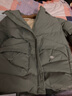 啄木鳥（TUCANO）棉服女外套秋冬加絨加厚2023新款保暖棉衣休閑連帽棉襖百搭洋氣裝 豆綠 L -建議95-110斤 曬單實(shí)拍圖