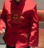 俞兆林唐裝男中國(guó)風(fēng)爺爺奶奶生日大壽衣服中老年加絨加厚爸爸冬季套裝 冬季 - 紅色【加絨上衣+加絨褲】 XL 【男款140-160斤穿】 曬單實(shí)拍圖