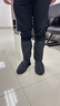 博沃尼克 雨鞋套防水鞋套防沙男女防水加厚耐磨360全包圍鞋套高筒  黑色【XL碼】 曬單實(shí)拍圖