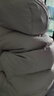 哈吉斯（HAZZYS）童裝女童兒童新款羽絨服防靜電舒適保暖簡約百搭簡潔款三防羽絨服 極地灰 110 曬單實拍圖