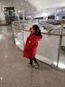 雪中飛童裝男童羽絨服中大童工裝休閑女童長(cháng)款兒童羽絨服紅色140cm 曬單實(shí)拍圖