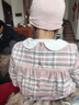 戴維貝拉（DAVE＆BELLA）冬季新款加絨兒童連衣裙女寶寶格子裙洋氣小童裙子女童公主裙 粉色格【現(xiàn)貨】 100 cm（建議身高90-100cm） 曬單實拍圖