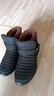 回力（Warrior）官方棉鞋冬季男鞋東北雪地靴防滑老人鞋子男士保暖爸爸鞋 黑色40 曬單實(shí)拍圖