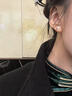 花有心柿s999純銀耳釘女純銀耳飾養(yǎng)耳洞耳環(huán)耳釘2024年新款爆款免摘防過(guò)敏 【愛心】999純銀耳釘一對(duì) 曬單實(shí)拍圖