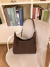 viney托特包包女包休閑大容量腋下包輕奢單肩生日禮物高級感送女友老婆 【棕色】新年送老婆實(shí)用高檔 時(shí)尚品牌小眾百搭通勤大包 曬單實(shí)拍圖