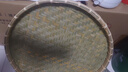 嘉籃鄉(xiāng)簸箕竹編制品竹篩子手工竹匾曬干貨農(nóng)家用畚箕圓簸箕裝飾晾曬筐 頭層竹青50cm 邊高約2.6厘米 曬單實拍圖
