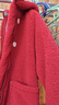 THINKPIRE女童加絨外套冬裝兒童毛毛衣服2025童裝女孩上衣紅色新年衣服棉衣 紅色（送包包） 140 碼建議身高130CM 曬單實(shí)拍圖