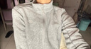 迪卡儂徒步女士夾克 QUECHUA MH100 淺灰色 2956242 L 曬單實拍圖