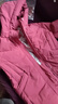 坦博爾羽絨服女中長款連帽休閑媽媽款加厚外套510506D 錦洛紅 180  曬單實拍圖