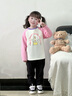 巴拉巴拉童裝兒童長袖t恤男童女童2025新款春裝圓領(lǐng)打底簡約時尚寶寶純棉T 紅色調(diào)00466 120 曬單實拍圖