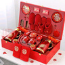 匯妃陪嫁用品全套結(jié)婚用品大全女方陪嫁箱套裝實用嫁妝結(jié)婚禮物送新人 【箱伴一生】26件套豪華款 酒店布置木質(zhì)禮盒款 曬單實拍圖