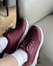 回力棉鞋女?huà)寢屝炯咏q加厚中老年保暖鞋舒適休閑老人鞋雪地靴女 酒紅色/1911【皮面防水加絨款】 37 曬單實(shí)拍圖