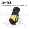 vgoVGO零下20度適用戶外運動滑雪手套觸屏牛皮保暖防水CA2469FW 黑色 L 曬單實拍圖