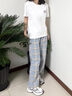 WYBT商場(chǎng)同款純棉短袖t恤男女同款寬松體恤2025新品夏季潮牌半袖上衣 白色 XL (135-155斤) 曬單實(shí)拍圖
