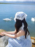 具趣法式藍色格子吊帶連衣裙子女夏季2025新款海邊度假小個(gè)子氣質(zhì)長(cháng)裙 藍色格紋抹胸吊帶連衣裙+頭巾 L 105-115斤 曬單實(shí)拍圖