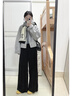 蜜樂奇韓系小香風厚外套女秋冬季2025新款今年流行灰色短款毛呢大衣 【灰色】 S 85-95 曬單實拍圖