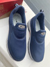 雙星八特男鞋秋冬鞋子男一腳蹬軟底防臭耐磨中老年健步鞋男休閑鞋男 藍色 （防滑升級） 43 曬單實(shí)拍圖