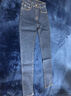 浪莎牛仔褲女春秋薄款緊身小腳褲顯高顯瘦自然腰彈力修身鉛筆褲褲子女 曬單實(shí)拍圖