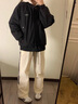 JEEP SPIRIT高檔羽絨棉服男冬季2025加厚短款棉襖假兩件棉衣男士外套男女同款 黑色 L 曬單實拍圖