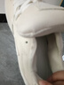 國潮復(fù)古小白鞋女新款潮ins百搭小眾校園學生厚底面包鞋子女板鞋 E999-2-米白色 38 曬單實拍圖