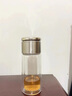 廚內(nèi)助德國品質(zhì)家用茶水分離杯泡茶杯大容量保溫杯304玻璃雙層隨身 鋼本色280 1ml 曬單實(shí)拍圖