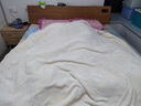 紅蜻蜓牛奶絨毛毯冬季加厚加絨蓋毯毛絨被子絨毯子辦公室午睡毯沙發(fā)披肩 貝貝絨-萌心兔【雙面加絨】 180x200cm雙人毛毯 曬單實(shí)拍圖