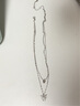 憶瑾999足銀蝴蝶項鏈女新款輕奢小眾設計純銀鎖骨鏈七夕情人節禮物 [愛(ài)心花盒+證書(shū)]雙層滿(mǎn)鉆蝴蝶 曬單實(shí)拍圖