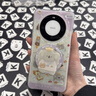 踏朵適用華為mate70pro+新款手機(jī)殼ins風(fēng)可愛貓咪狗狗mate60pro+磁吸支架pura70pro雙層防摔高級(jí)感男女 【磁吸雙層IMD】紫?潑墨斜挎包考拉熊+磁吸支架 華為 Mate 60  曬單實(shí)拍圖