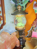 吉旺來LED七彩長明燈佛前供燈 神社燈財(cái)神供神燈 蓮花燈供佛燈 蓮花燈【一對】 16寸高38厘米 曬單實(shí)拍圖