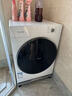 松下（Panasonic）【小薄荷】10公斤超薄全嵌滾筒洗衣機 洗烘一體 納諾怡護理 光動(dòng)銀除菌 智投 水氧泡沫凈 國家補貼 悅光白 XQG100-83TA5 曬單實(shí)拍圖