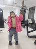 G.DUCKKIDS小黃鴨女童羽絨服冬季2024新款兒童加絨加厚保暖外套洋氣女寶寶冬 樹莓色 130cm 曬單實拍圖