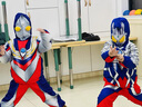 ULTRAMAN奧特曼衣服發(fā)光加絨套裝男童加厚保暖冬季裝賽羅女童萬(wàn)圣節蜘蛛俠 賽羅加絨發(fā)光套裝【眼燈+胸燈】 120 cm 曬單實(shí)拍圖