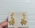 周生生七夕禮物耳釘足金蝴蝶婚嫁耳環(huán)耳飾結(jié)婚三金84400E計(jì)價(jià) 14.49克(含工費(fèi)850元) 曬單實(shí)拍圖