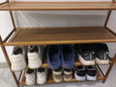 JCZS德國品質(zhì)鞋架鞋柜門(mén)口純實(shí)木子簡(jiǎn)易2025多層入戶(hù)竹室內拖鞋實(shí)用 經(jīng)典茶色-5層-長(cháng)60cm 曬單實(shí)拍圖