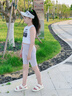 阿米艾（amiai）女童涼鞋2025年新款夏季軟底公主鞋中大童兒童小女孩沙防滑沙灘鞋 米色 37 碼/鞋內(nèi)長約23cm 曬單實拍圖