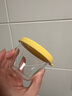 合慶高硼硅玻璃布丁杯布丁碗帶蓋酸奶瓶子果凍慕斯杯家用烘焙布丁模具 帶蓋黃色1個(gè)裝【高硼硅玻璃】 曬單實(shí)拍圖