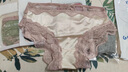 莫代爾冰絲內(nèi)褲女士蕾絲網(wǎng)紗純欲性感鏤空無痕高彈少女生透氣棉襠三角褲 3條 膚色+黑色+白色 L 建議90-120斤 曬單實(shí)拍圖