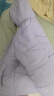 妃莉杋（FeiLiFan）羽絨棉服女短款2025新款冬季韓版撞色小個(gè)子時(shí)尚洋氣加厚棉襖外套 淺紫色 L （115-130斤） 曬單實(shí)拍圖