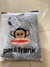大嘴猴（paul frank）美式高街男士休閑衛(wèi)褲春秋季新款寬松垂感直筒百搭男裝潮牌長(zhǎng)褲子 白灰色常規(guī)5691H【官方正品】 M 【建議95-110斤】 曬單實(shí)拍圖