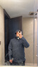 KAILAS凱樂(lè )石男款AC80棉服PRIMALOFT保暖戶(hù)外登山P棉防風(fēng)夾克 月巖灰 L 曬單實(shí)拍圖