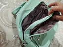 京購尼龍布雙肩包女2025新款韓版輕便女包尼龍帆布休閑百搭時(shí)尚小背包 淺綠色 曬單實(shí)拍圖