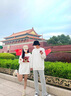 MDlila草莓熊情侶裝衛衣酒紅色秋冬季外套潮一男一女寬松圓領(lǐng)定制衣服 插肩袖 男白灰+女白灰  (春秋款) 男L+女S 曬單實(shí)拍圖