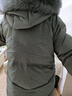 雅鹿中老年羽絨服女2025新款中長(cháng)款狐貍毛領(lǐng)媽媽裝羽絨服保暖外套 0141灰綠加絨 XL 推薦105-115斤 曬單實(shí)拍圖