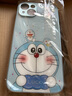 斯通斯適用蘋果16pro手機殼iphone15promax哆啦A夢14plus情侶13pm叮當貓iqoo13新款情侶男女款防摔保護套 【玻璃遠峰藍】哆啦A夢-34595 iPhone14 曬單實拍圖