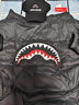 SPRAYGROUND鯊魚(yú)嘴羽絨服夾克時(shí)尚寬松保暖加厚羽絨服 WD941307 黑色 現貨 XL 曬單實(shí)拍圖